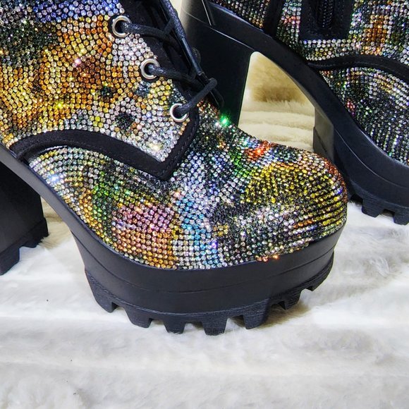 Cape Robbin Multicolor Ankle Boots - Picture 6 of 9